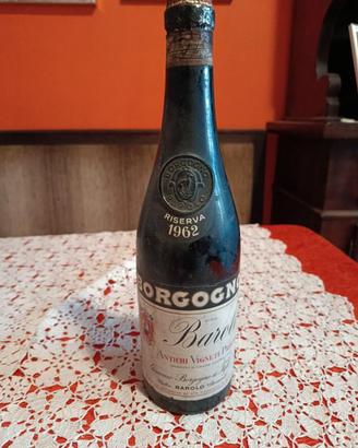 vino collezione borgogno riserva 1962