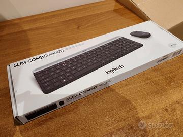 Tastiera wireless Logitech con mouse 