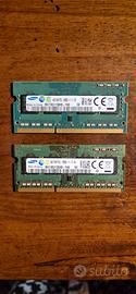 RAM Samsung 8GB (2x4)SODIMM DDR3