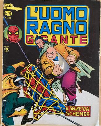 Fumetto L'uomo ragno gigante nr.33 1979 marzo
