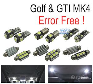 KIT 15 LAMPADE LED INTERNE PER VOLKSWAGEN VW GTI G