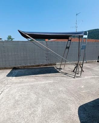 Tendalino per roll bar gommoni imbarcazioni