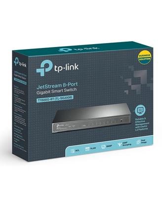 Tp-Link Switch Gigabit T1500G-8T Managed L2+ IPV6