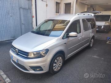 VW CADDY 7P ALLESTITO PER TRASPORTO CARROZZINE 5+1