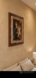 capezzale in legno Madonna del grappolo