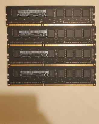RAM MICRON 4GB 1RX8 DDR3-1866