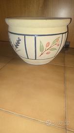 porta vaso in ceramica 