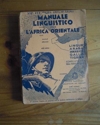 Africa Orientale manuale linguistico 1936