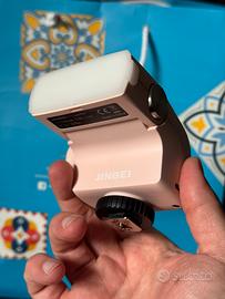Flash per fotocamera  jinbei hi5 rosa
