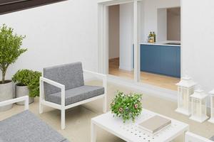 Luminoso bilocale mansardato Trieste