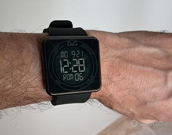 Orologio digitale D&G Time nero"