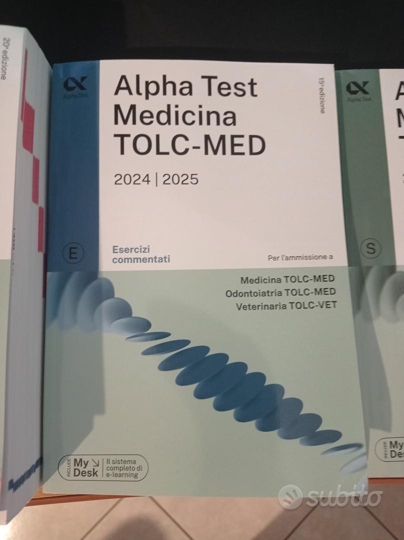 alpha test medicina 2023/2024(TOLC-MED) - Libri e Riviste In
