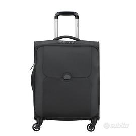 Delsey TROLLEY CABINA nero 4 RUOTE NUOVO MAI USATO