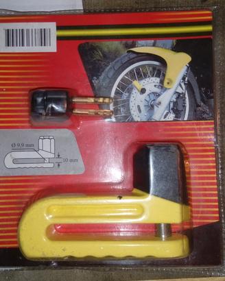 Lucchetto antifurto per disco freno moto