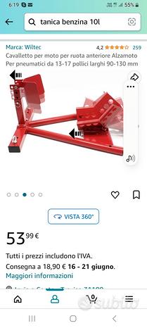 Cavalletto per moto
