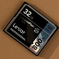 Lexar 32GB CompactFlash 800x UDMA 7