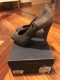 Scarpa Albano camoscio taupè 39