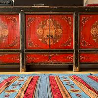 Credenza Antica Mongola 240 x 49 x 92 cm