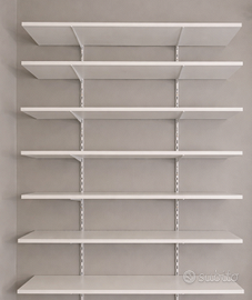 Modulo ripiani a 7 pannelli