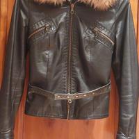 Giubbino in pelle donna