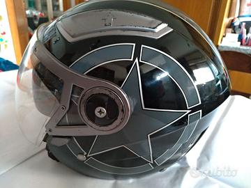 Casco Moto Jet BHR 709 Double Star Doppia Visiera