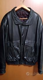 Giacca da uomo. Pelle naturale. nero. taglia 50