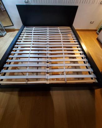 Letto matrimoniale Malm nero 