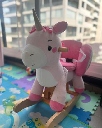 Cavallo a dondolo unicorno Labebe