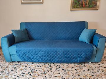 Copridivano blu 3 posti