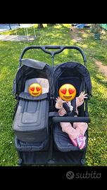 Passeggino doppio + navicella
