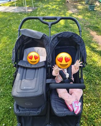 Passeggino doppio + navicella