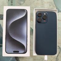 IPhone 15 pro max 256 blu titanium