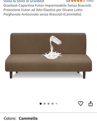 Copridivano 3 posti senza braccioli