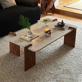 tavolino da salotto in marmo e legno di desing