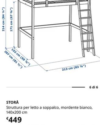 Letto Ikea stora