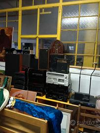 Lotto diversi componenti stereo e varie 