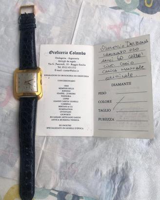 Orologio Delbana laminato oro