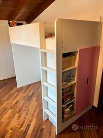 IKEA SMASTAD Letto a soppalco
