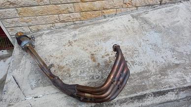 Collettore orig. Suzuki 600 + Scarico Completo Miv