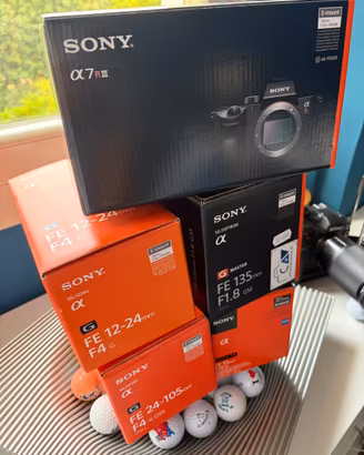Sony  A7r3,  RX100 IV, Flash Macro , Lenti  varie