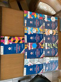 Colori della matematica BLU. ( modulo da A a I )