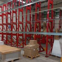 Scaffalatura porta bobine seminuova completa