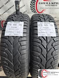 2 PNEUMATICI 175/65 R15 FULDA INVERNALI 75%