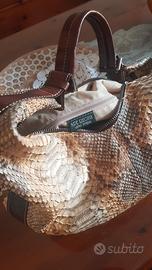borsa vero pitone.  ape regina