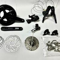 Gruppo Shimano 105 R7100 2x12 disco