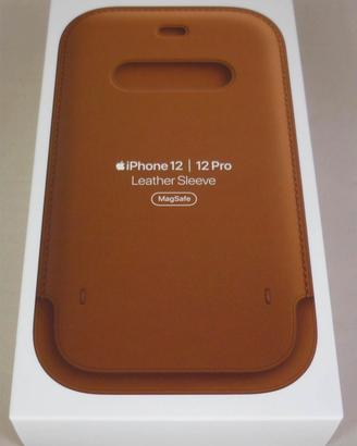 Custodia a tasca in pelle per iPhone 12/12 pro