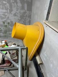 Tubi scarico calcinacci macerie