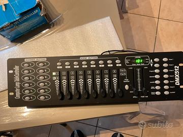 Centralina DMX Mixer controller luci disco dj 192