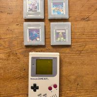 Nintendo Game Boy Classico + 4 giochi e accessori