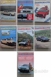Riviste Quattroruote 1980 singole o in blocco